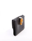 GCCI  Bamboo Compact Wallet Black