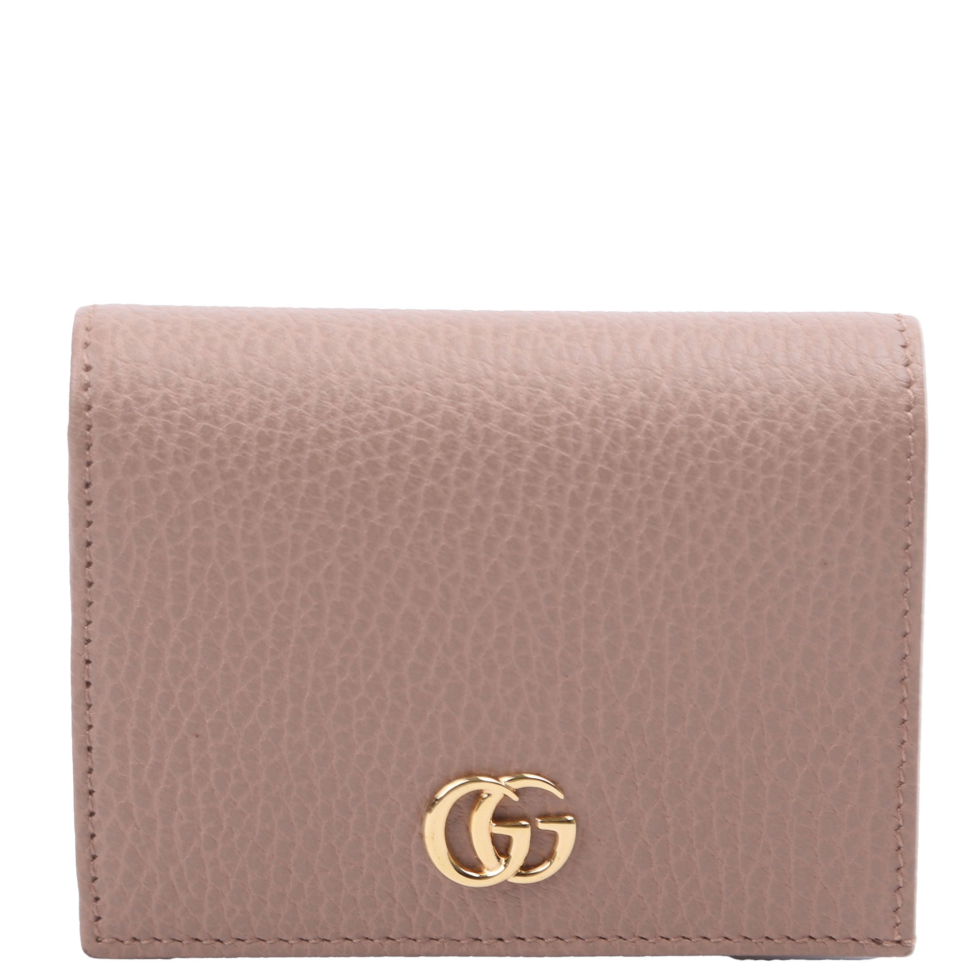 GCCI  GG Marmont Card Case Beige