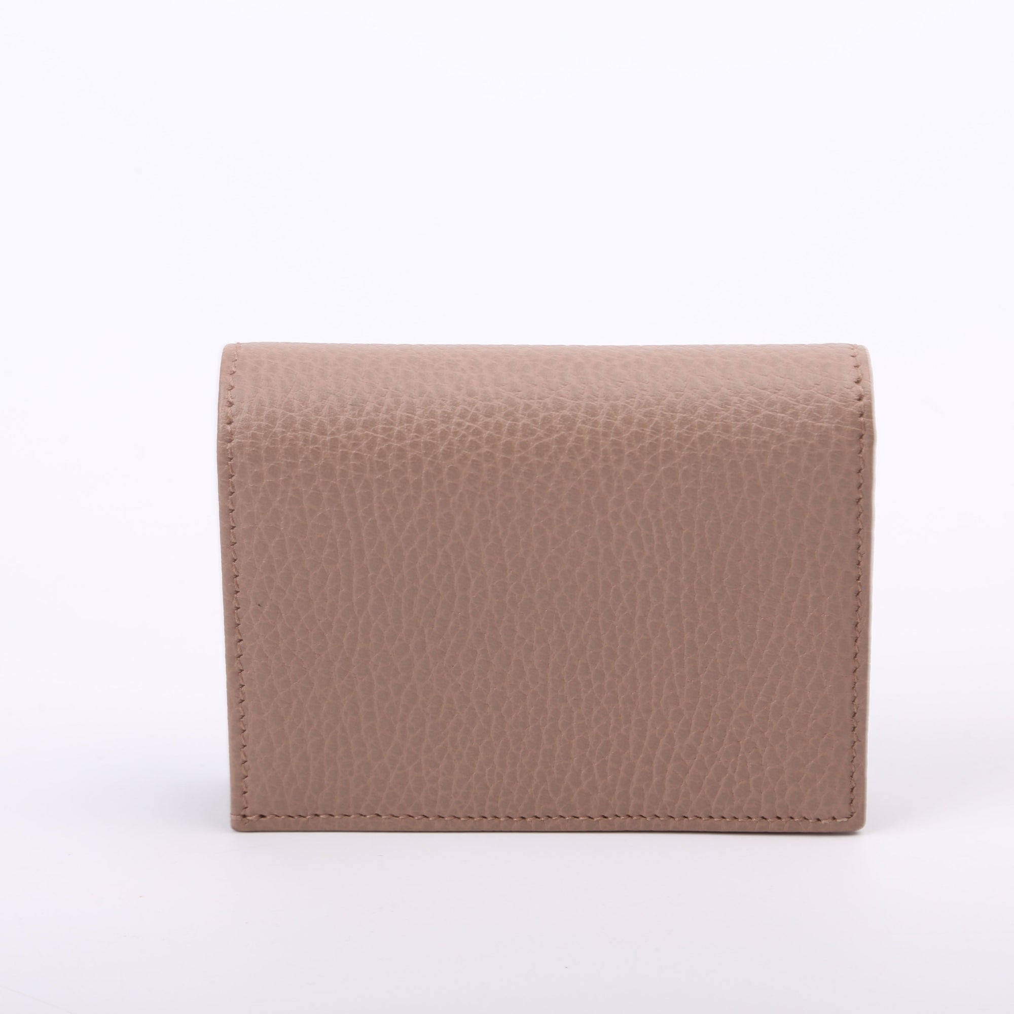GCCI  GG Marmont Card Case Beige