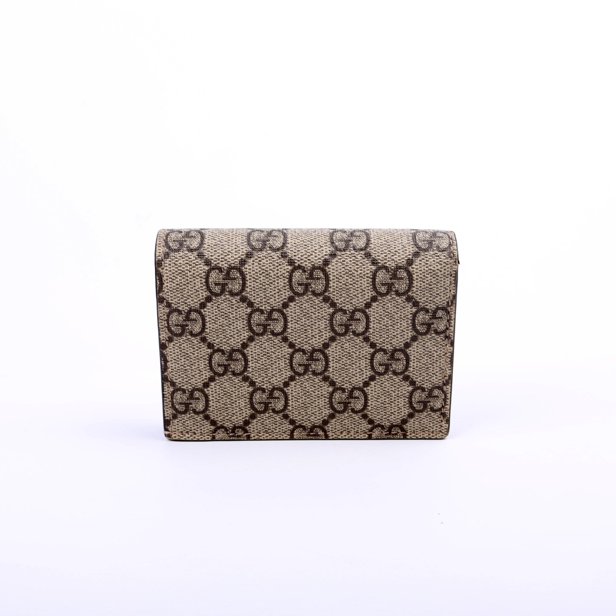GCCI  GG Supreme Marmont Card Case Beige