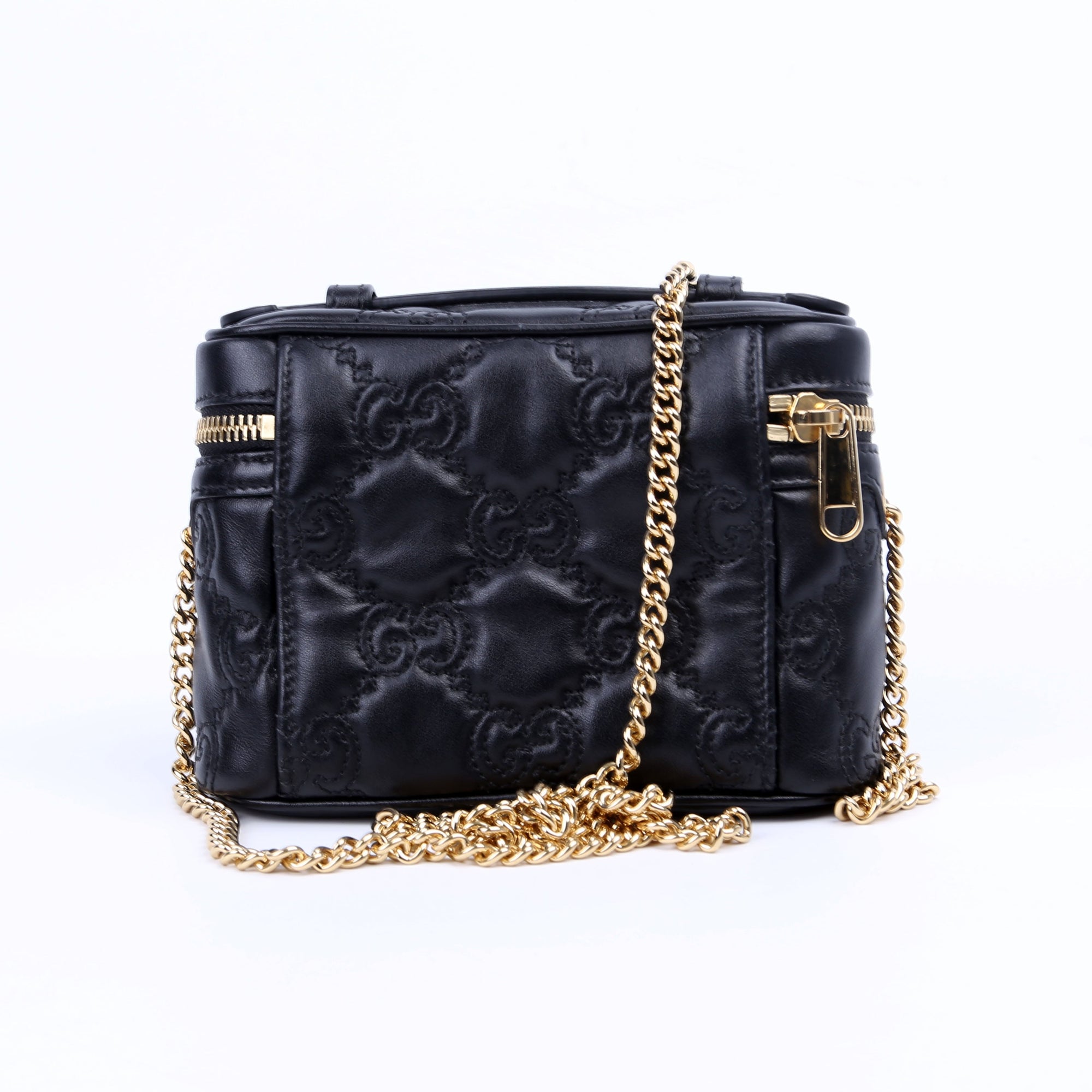 GCCI  GG Matelasse Vanity Mini Black