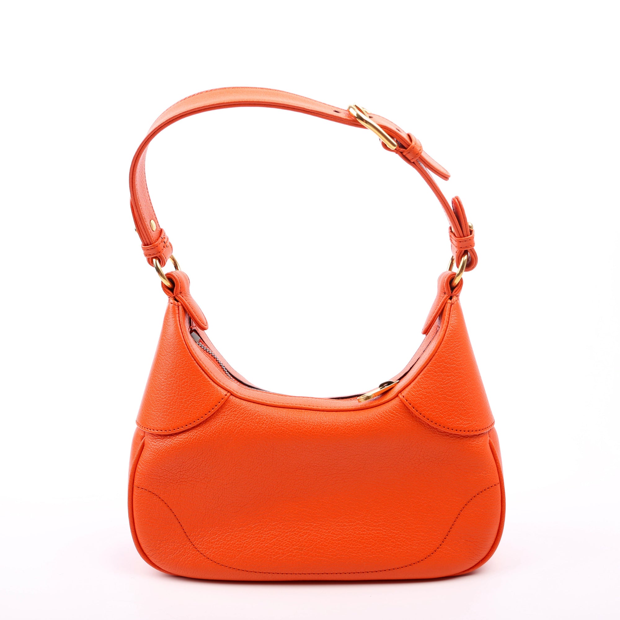 GCCI  Aphrodite Leather Small Shoulder Bag Orange