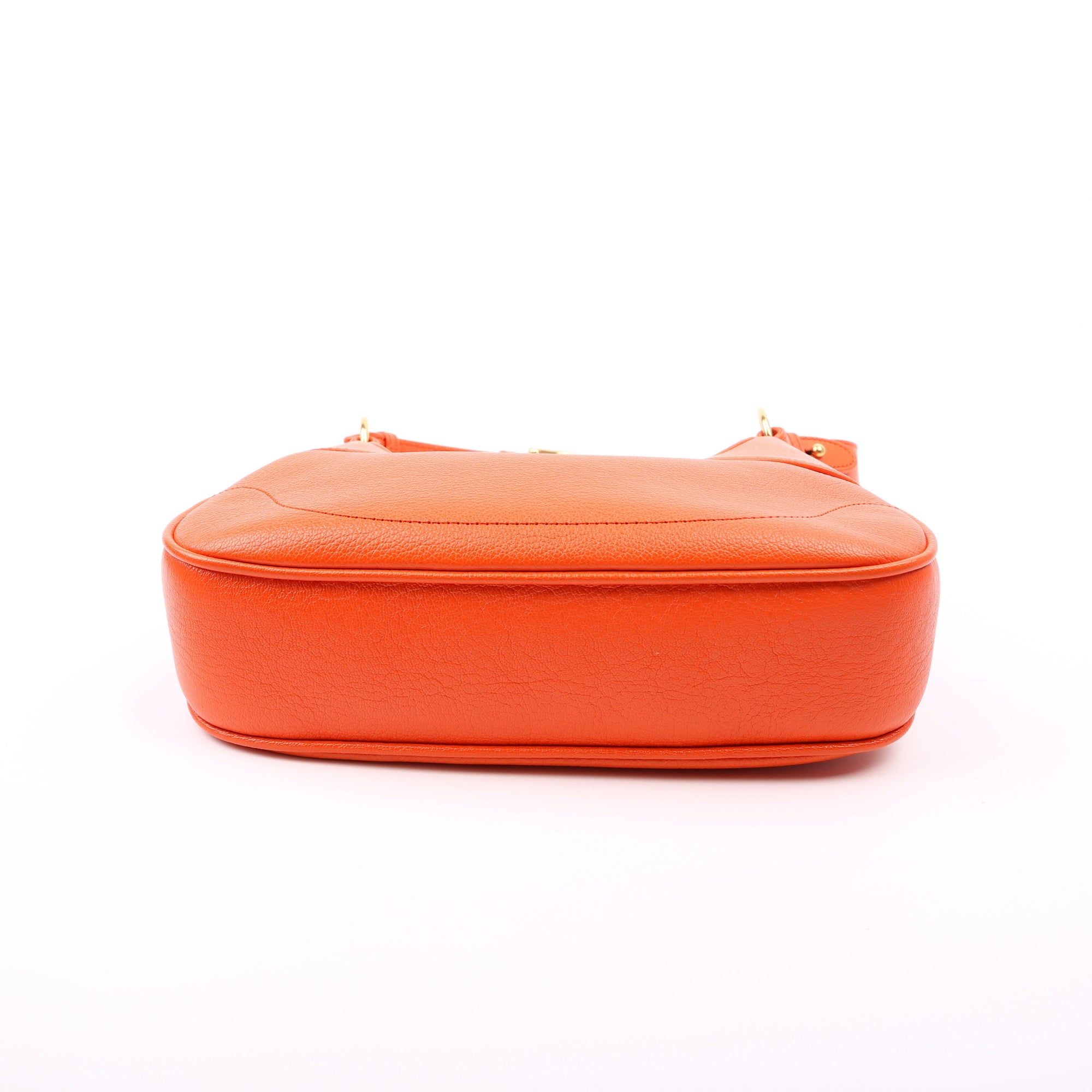 GCCI  Aphrodite Leather Small Shoulder Bag Orange