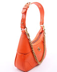 GCCI  Aphrodite Leather Small Shoulder Bag Orange