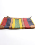 GCCI  Baiadera Striped Canvas Large Pouch