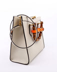 GCCI  Diana Small Leather Tote White