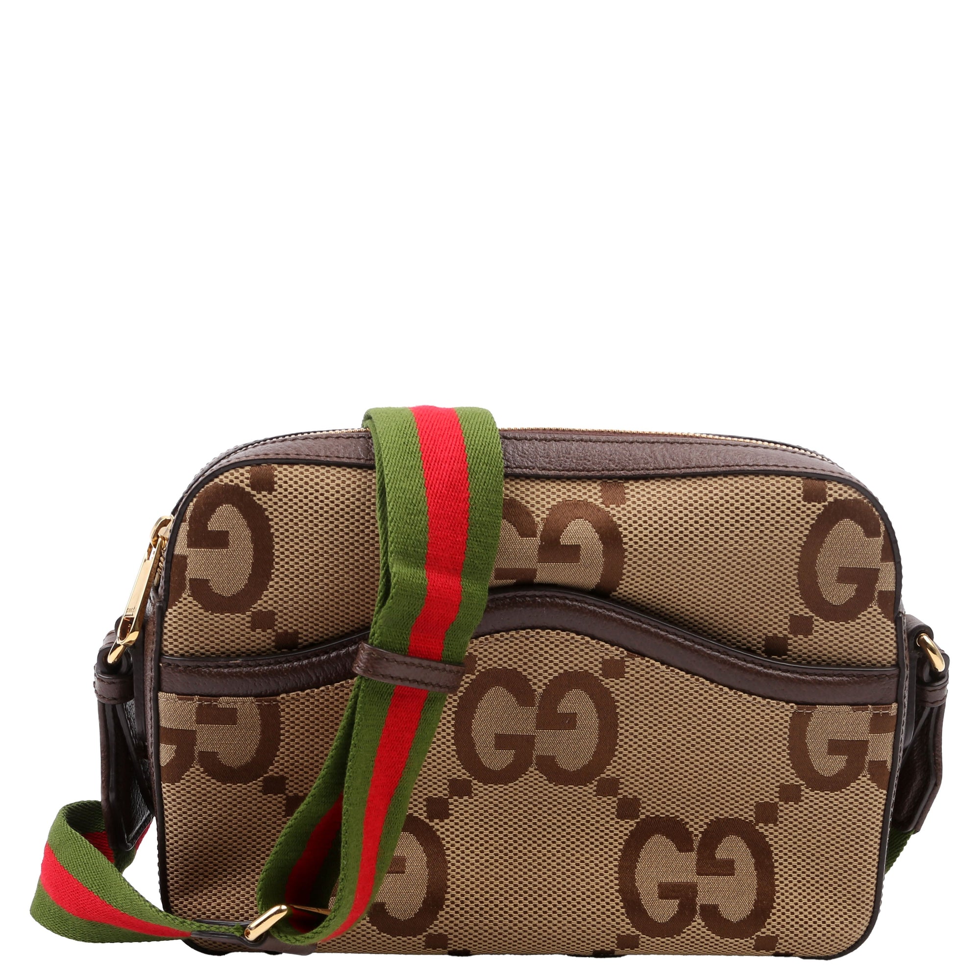 GCCI  Jumbo GG Canvas Messenger