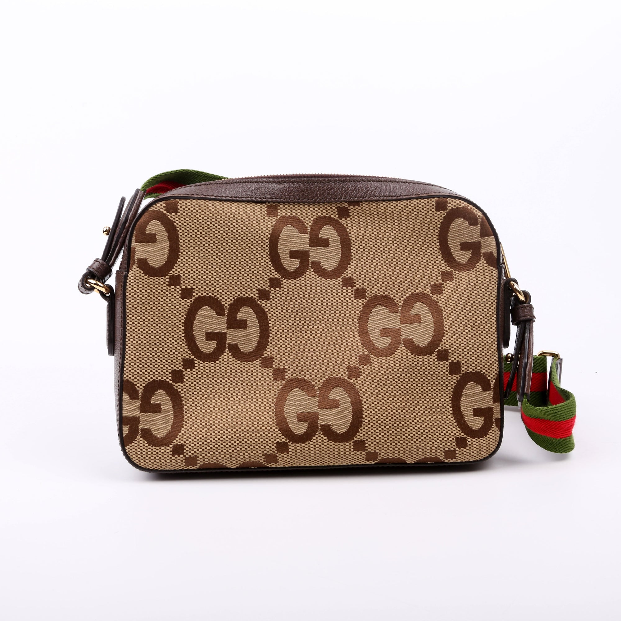 GCCI  Jumbo GG Canvas Messenger
