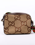 GCCI  Jumbo GG Canvas Messenger