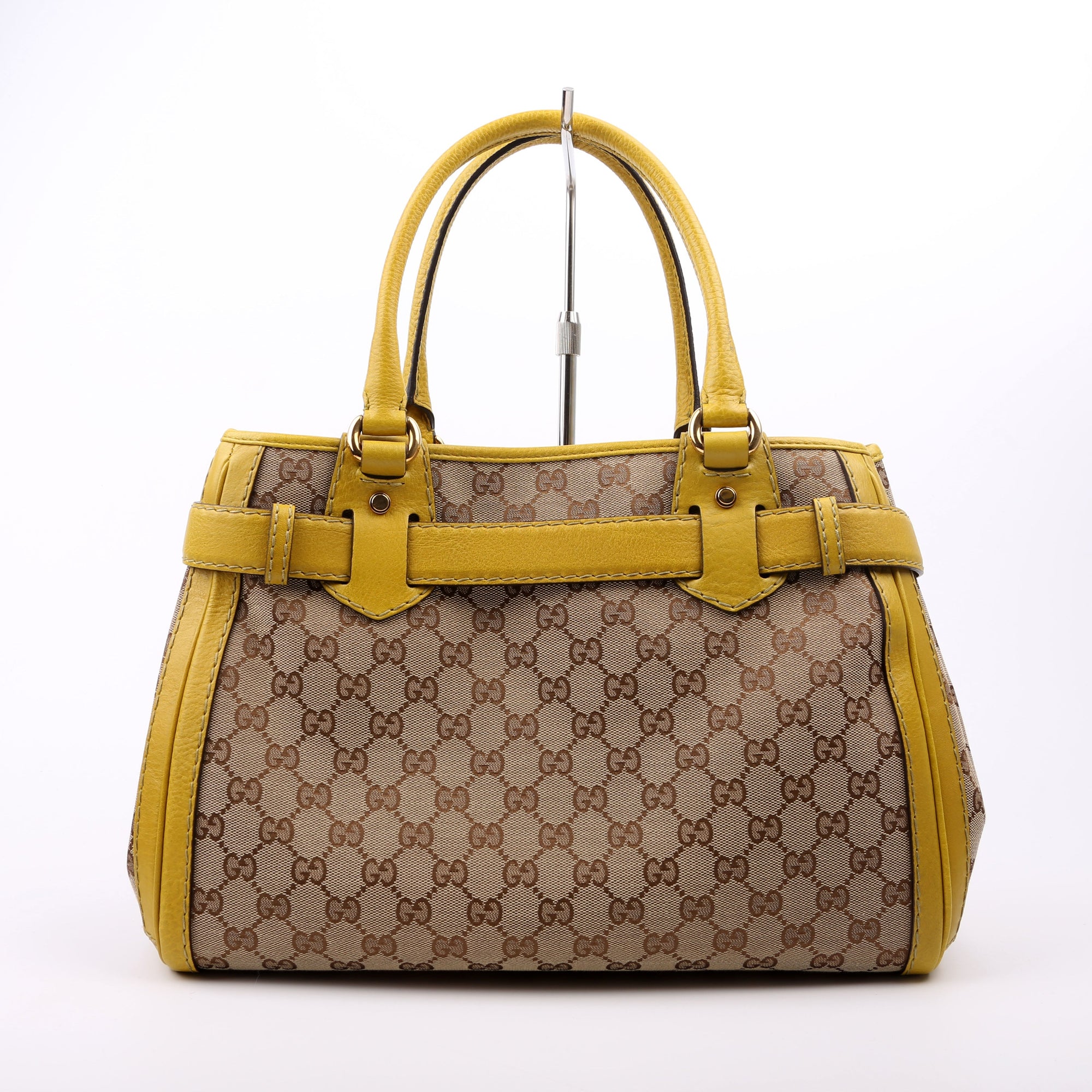 GCCI  GG canvas Running Tote Medium Yellow