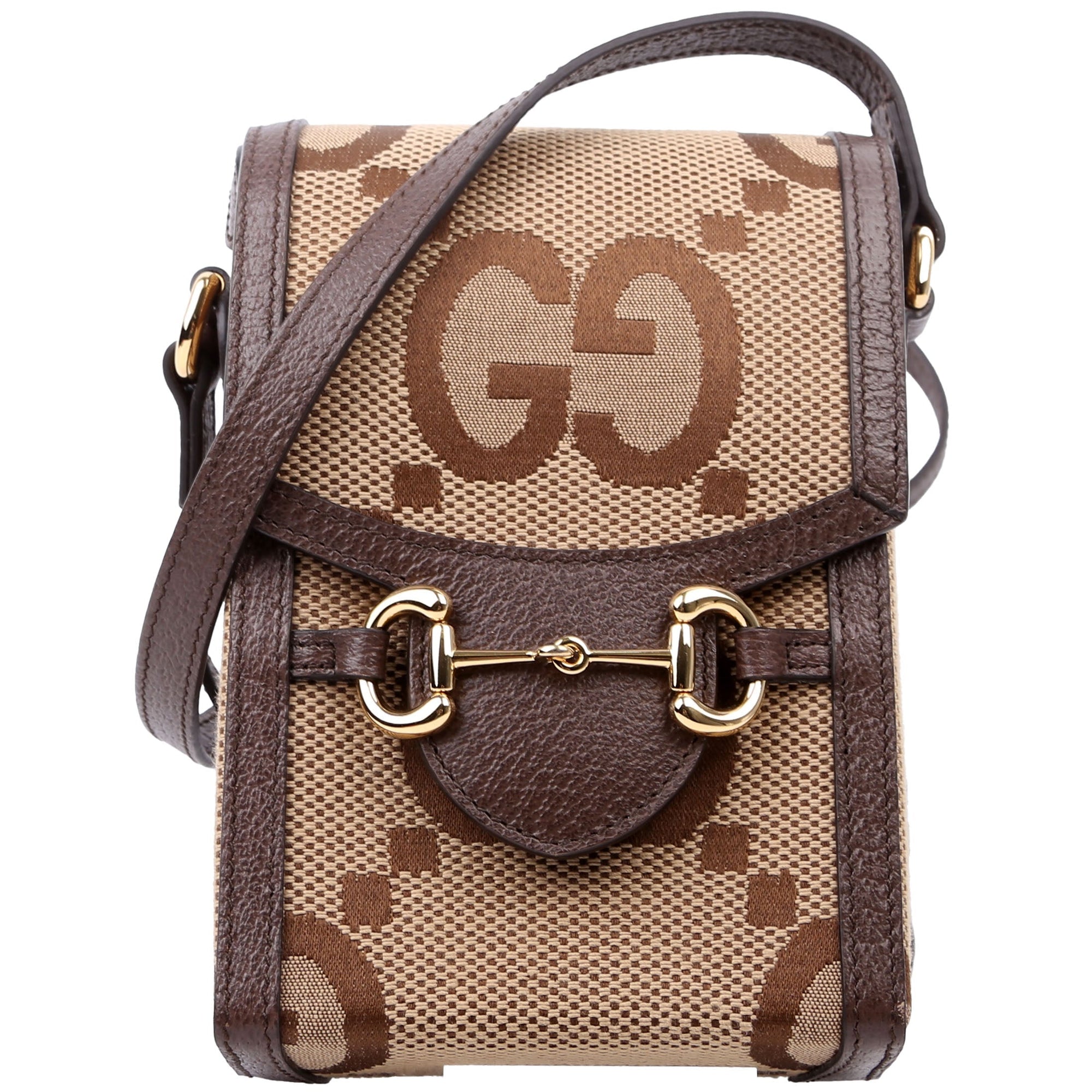 GCCI  Horsebit  Jumbo GG Canvas Mini Bag