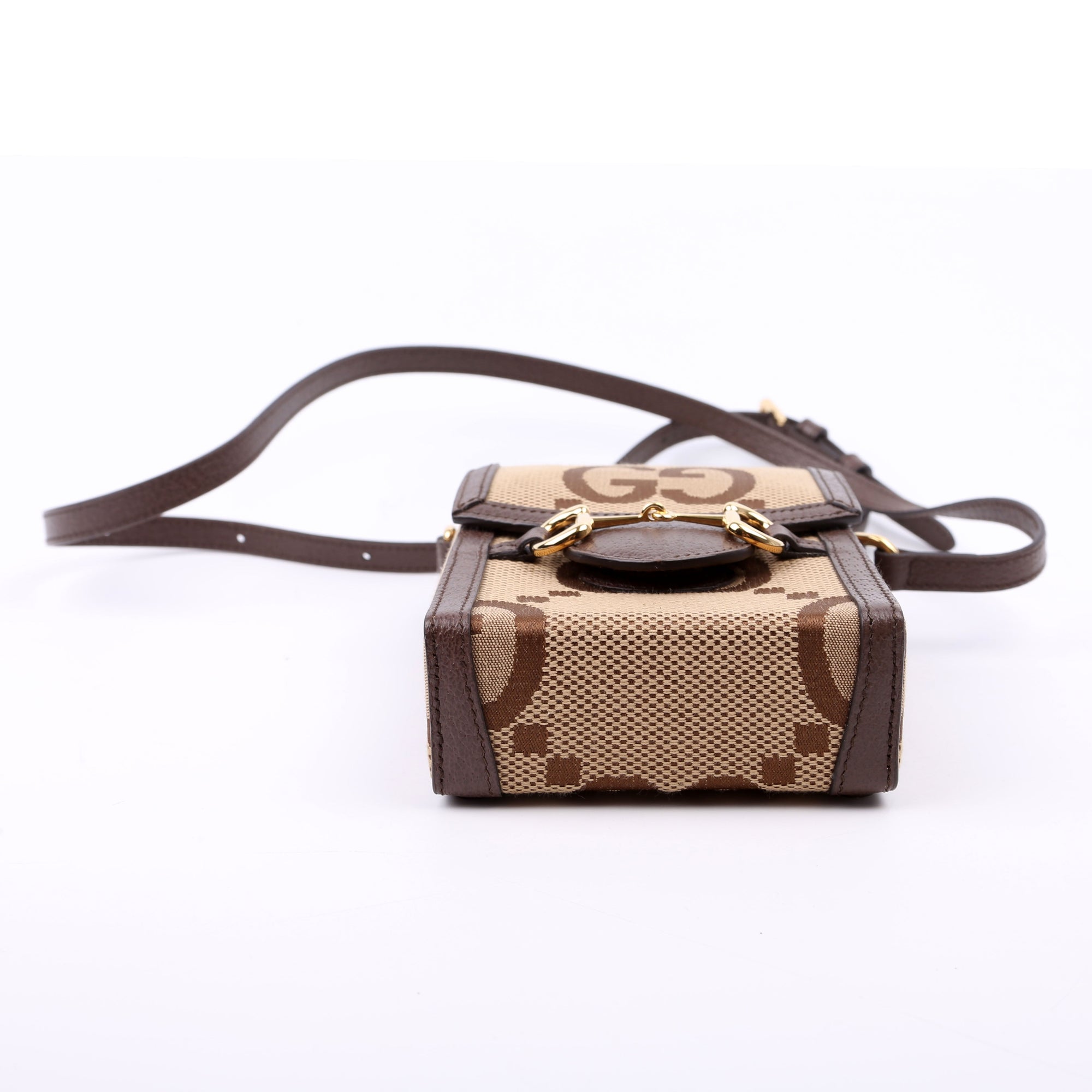 GCCI  Horsebit  Jumbo GG Canvas Mini Bag