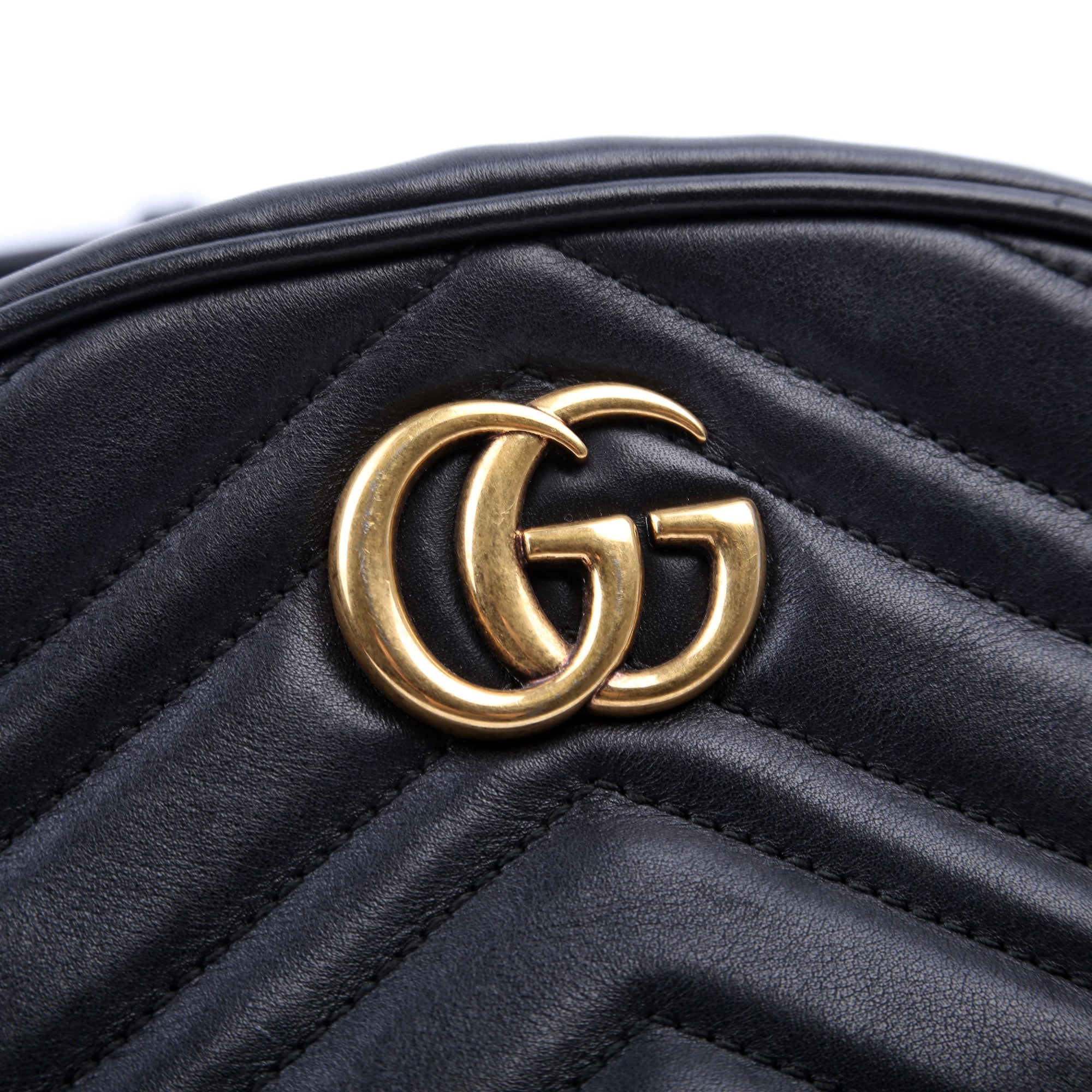 GCCI  Marmont Belt Bag Black Size