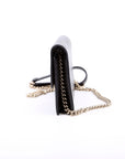 GCCI  Interlocking G Chain Wallet Black