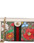 GCCI  GG Supreme Flora Ophidia Small Chain White