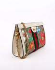 GCCI  GG Supreme Flora Ophidia Small Chain White