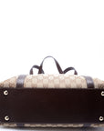GCCI  GG Canvas Abbey Tote Beige/Brown