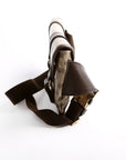 GCCI  GG Crystal Waist Belt Bag Brown