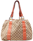 GCCI  GG Canvas Bamboo Tote