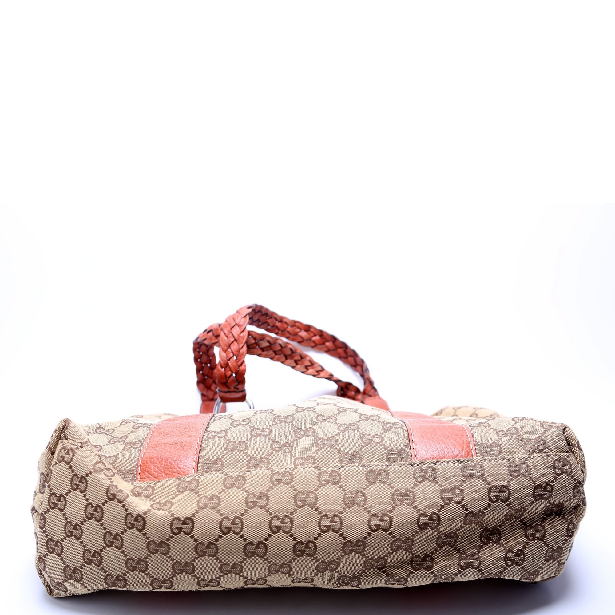 GCCI  GG Canvas Bamboo Tote