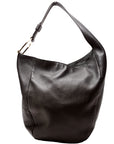 GCCI  Greenwich Leather One Shoulder Bag Black