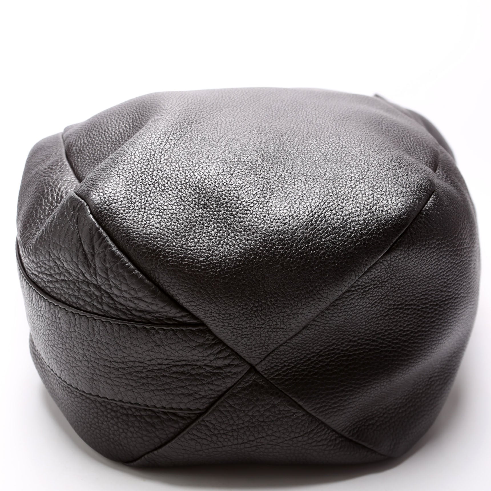GCCI  Greenwich Leather One Shoulder Bag Black