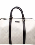 GCCI  Joy Boston Bag White/Black