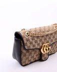 GCCI  Marmont GG Canvas Shoulder Small Flap