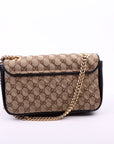 GCCI  Marmont GG Canvas Shoulder Small Flap