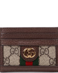 GCCI  Ophisia GG Card Case Brown