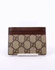 GCCI  Ophisia GG Card Case Brown