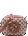 GCCI  Blondie GG Canvas Small Shoulder Bag Brown