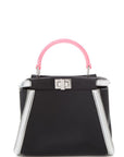 FNDI Black Mini Peekaboo Handbag