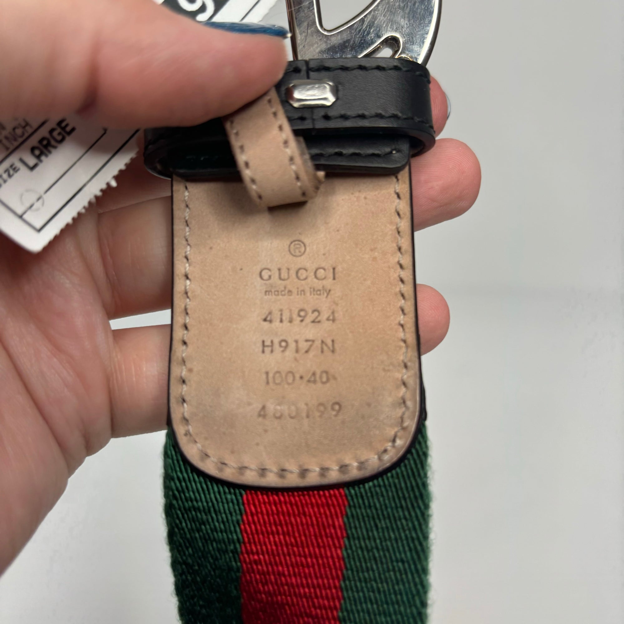 Belt Luxury Designer GCCI, Size Large