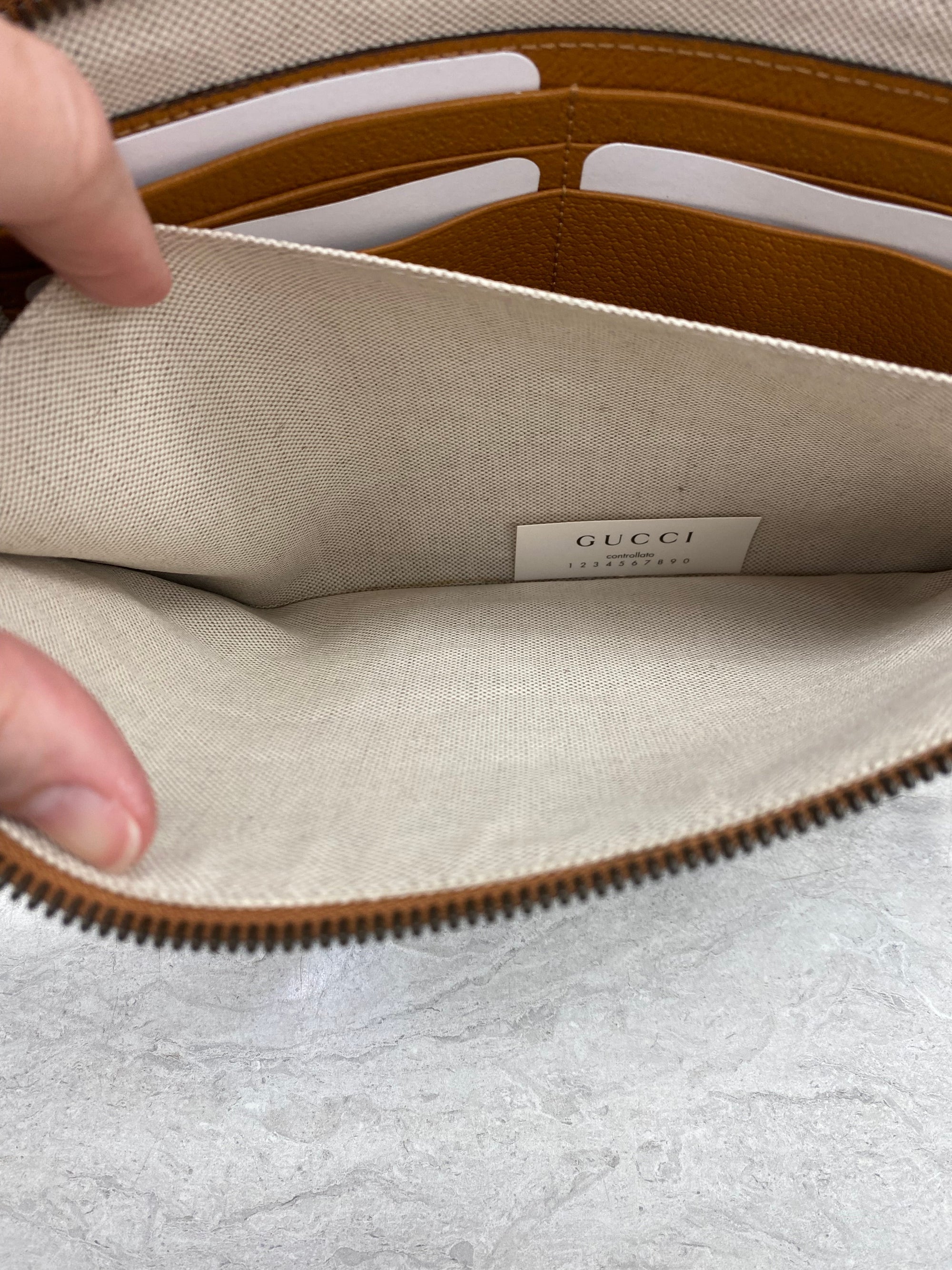 Clutch Luxury Designer GCCI, Size Medium