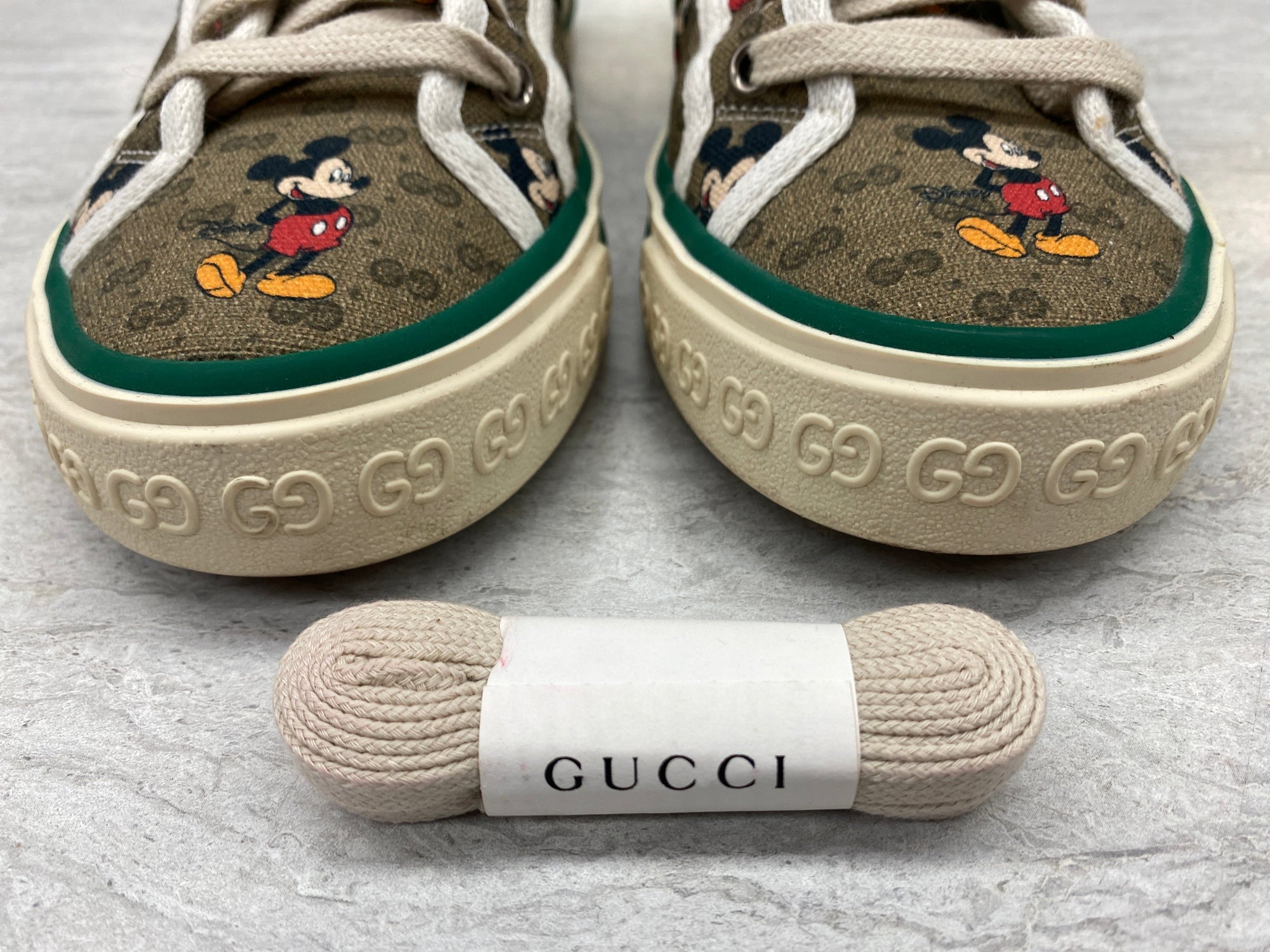 Brown &amp; Green Shoes Luxury Designer GCCI, Size 9