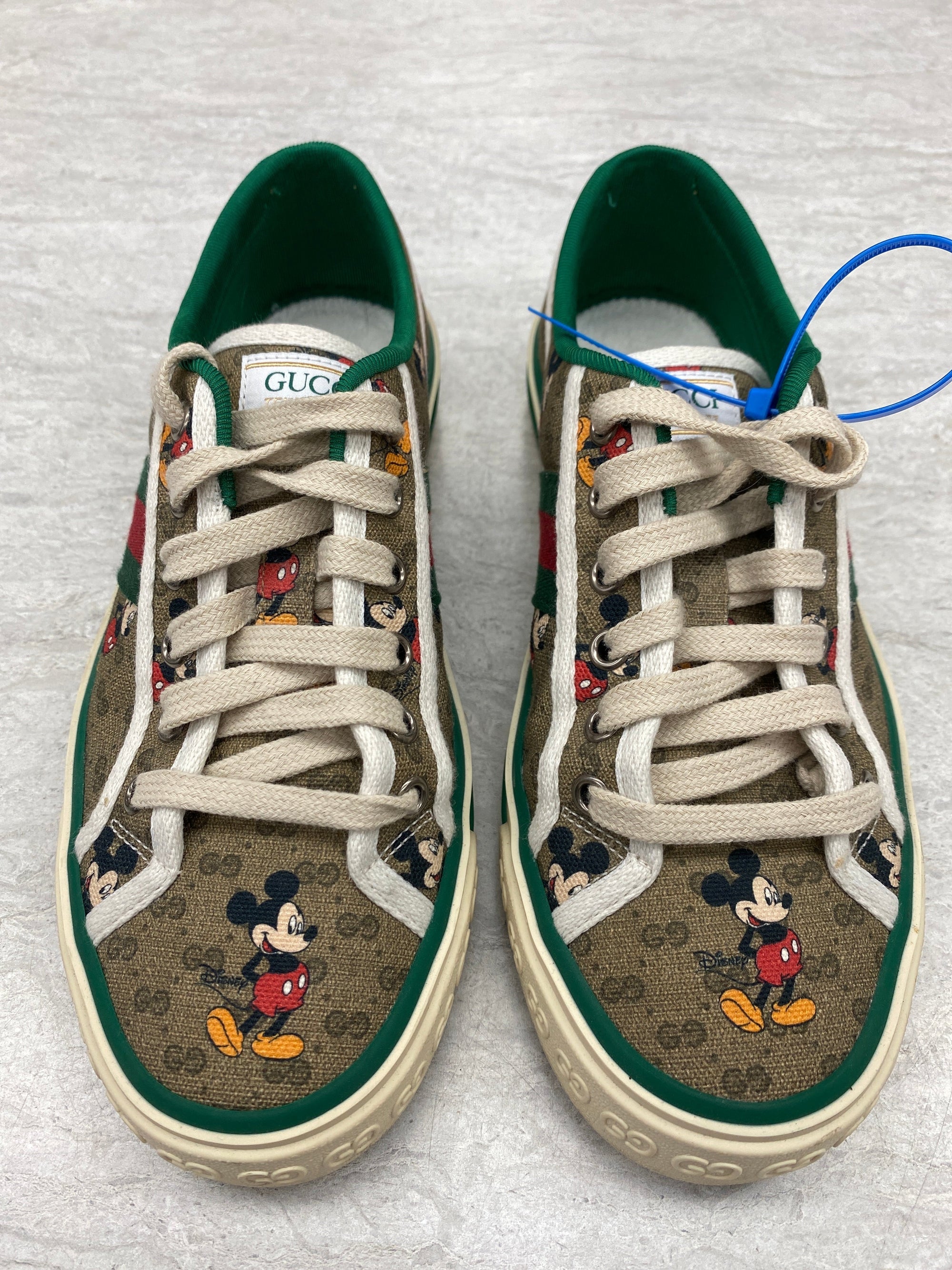 Brown &amp; Green Shoes Luxury Designer GCCI, Size 9