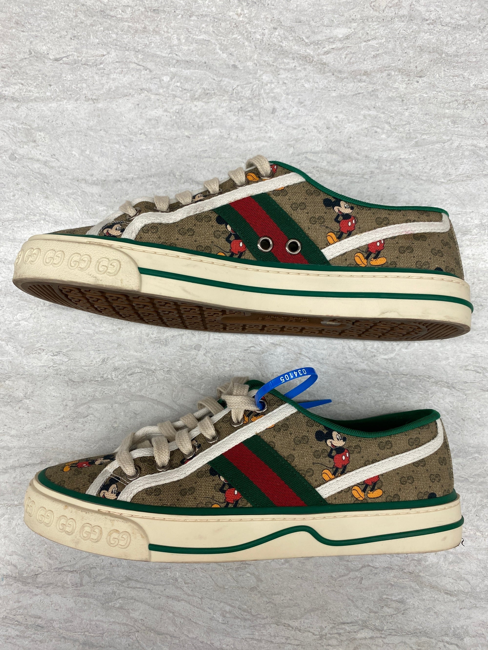 Brown &amp; Green Shoes Luxury Designer GCCI, Size 9