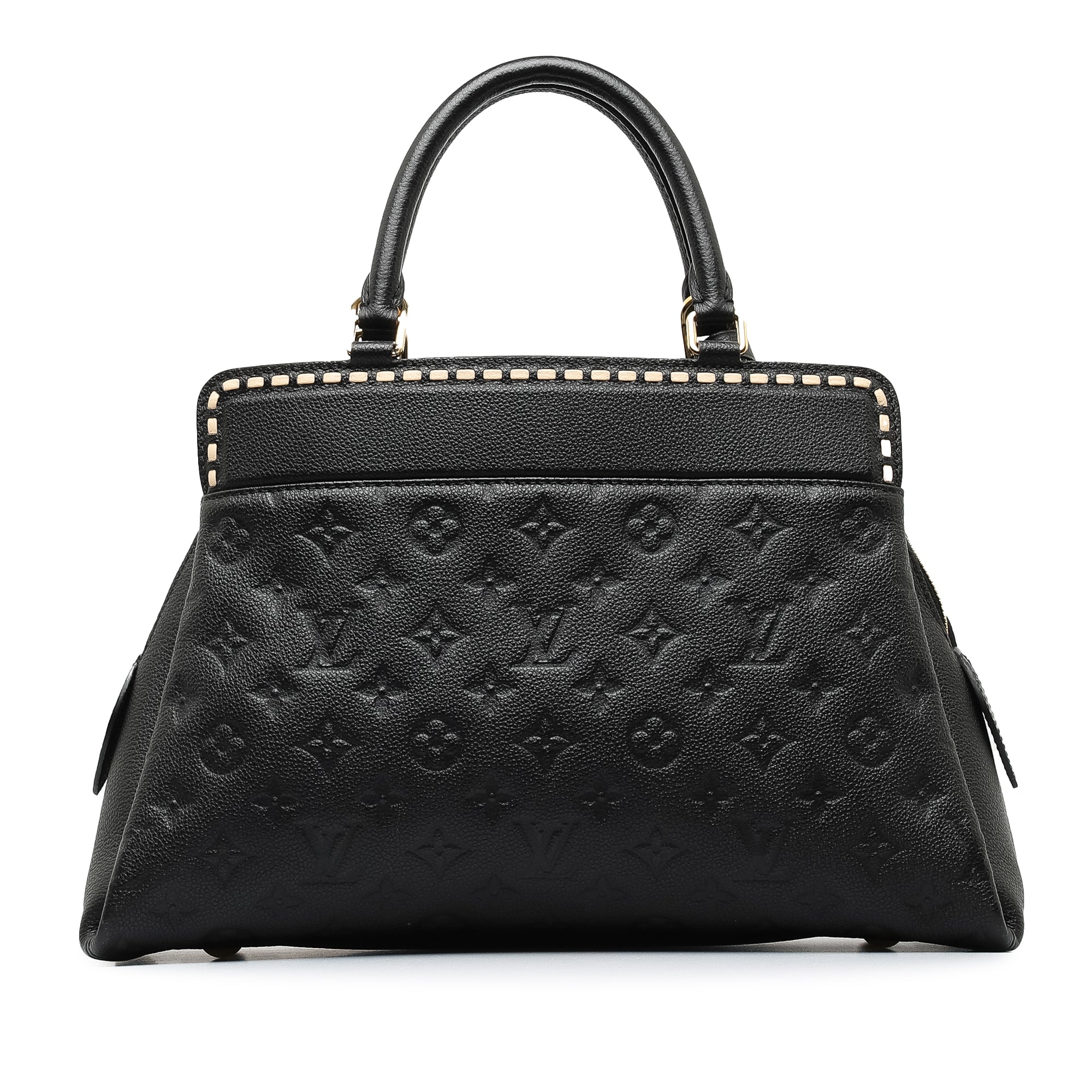 Black LV Monogram Empreinte Vosges MM Satchel