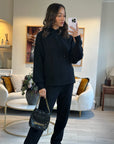 *RARE* CH Mini 22 Bag in Black Shiny Calfskin with Gold Hardware