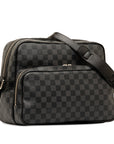 Black LV Damier Graphite Sac Leoh