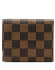 Brown LV Damier Ebene Business Card Holder