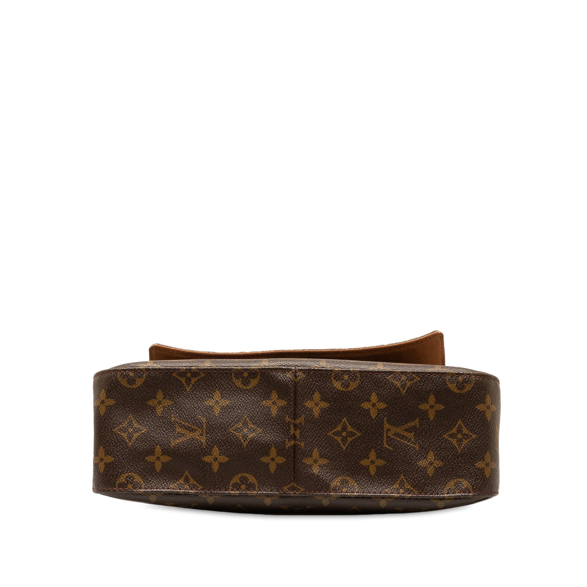 Brown LV Monogram Looping Mini Shoulder Bag