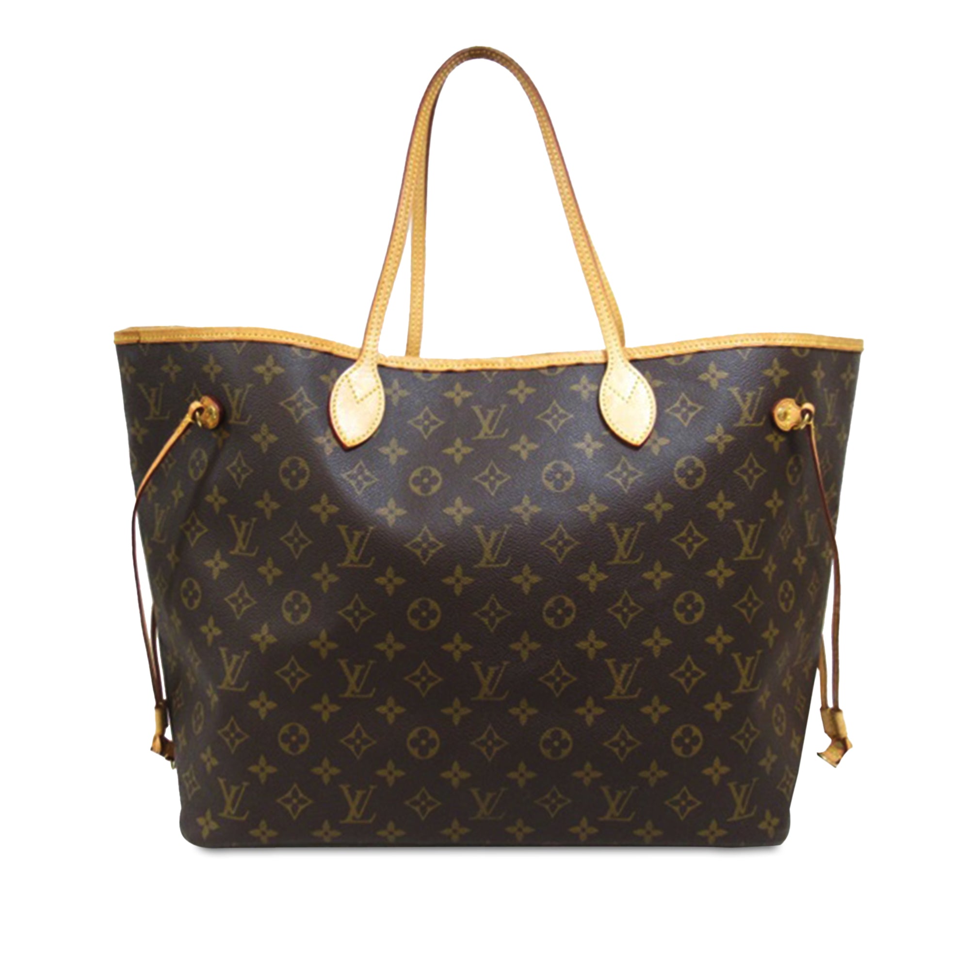 Brown LV Monogram Neverfull GM Tote Bag