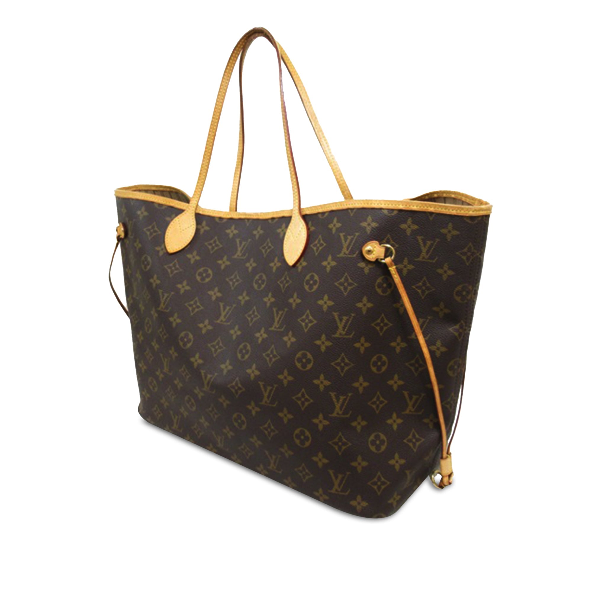 Brown LV Monogram Neverfull GM Tote Bag