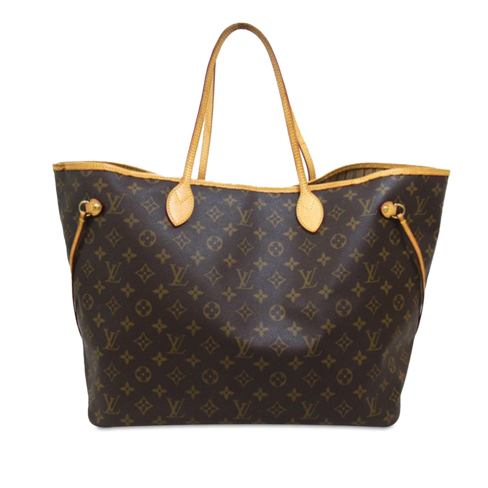 Brown LV Monogram Neverfull GM Tote Bag