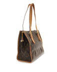 Brown LV Monogram Popincourt Haut Shoulder Bag