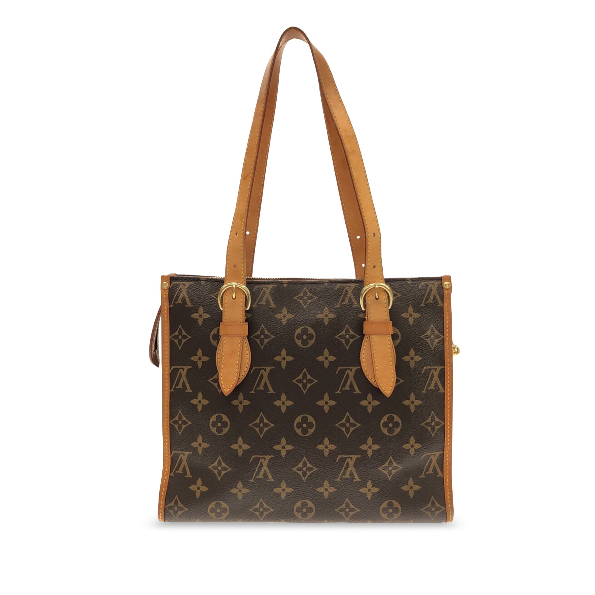 Brown LV Monogram Popincourt Haut Shoulder Bag