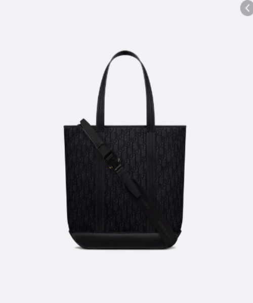 Black Voyage D1OR Oblique Tote Bag