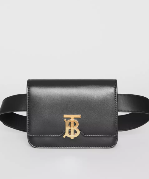 BBERRY Belted Leather TB Bag Black